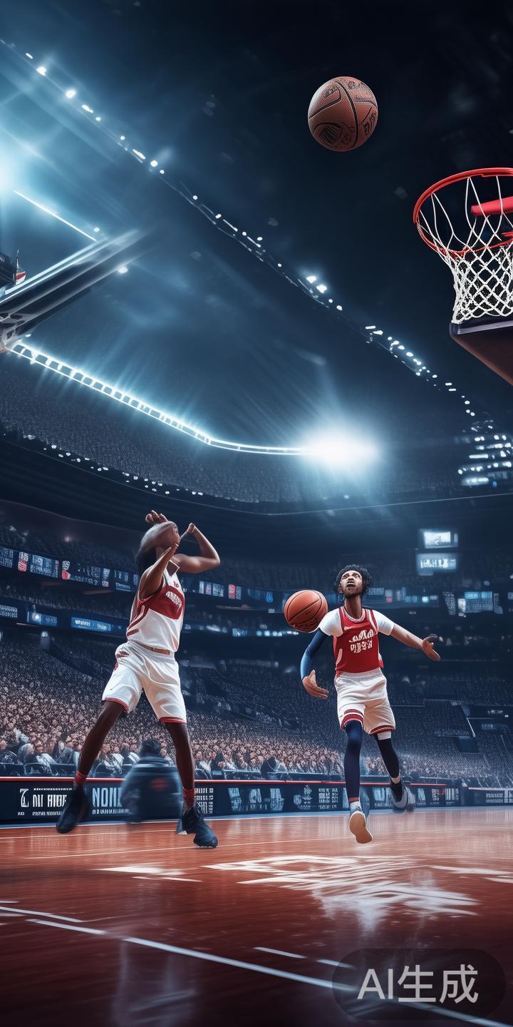 随着5G、高清技术及虚拟现实的广泛应用，篮球比赛的