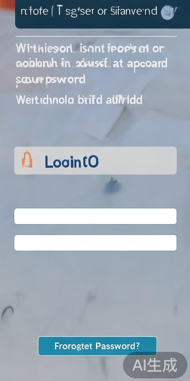 在登录界面，仔细核对并准确输入您的注册账号和密码。